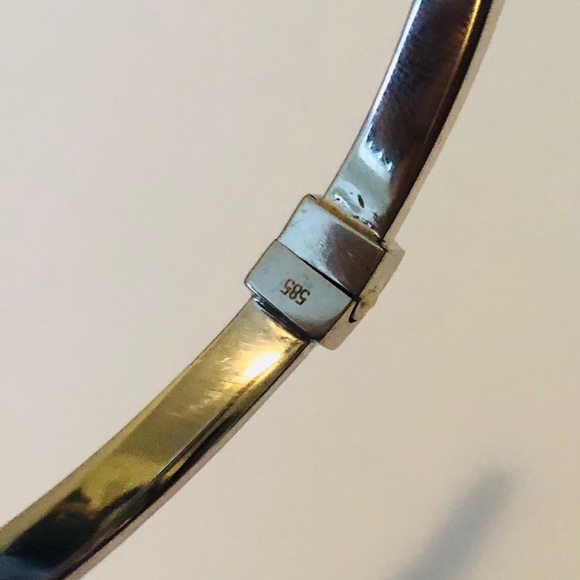 💯AUTHENTIC 14K SOLID GOLD BANGLE - Picture 2 of 5